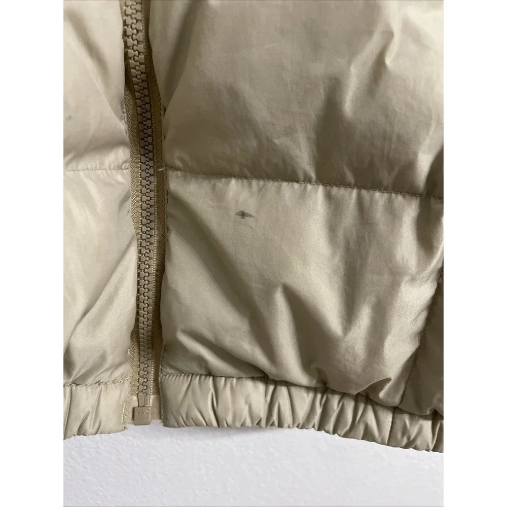 Vintage Gander Mountain Goose Down Beige Puffer Vest Mens XXL‎ Hunting Vtg